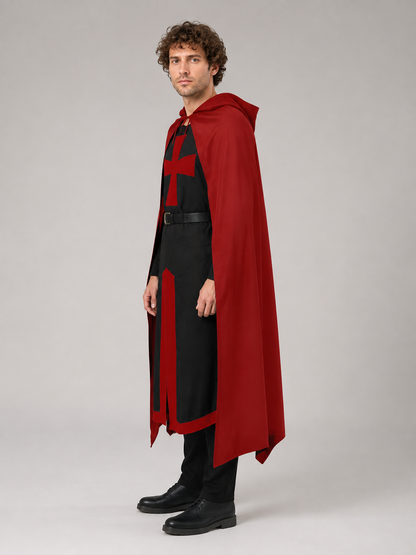 Templar Costume with Red Cross side view