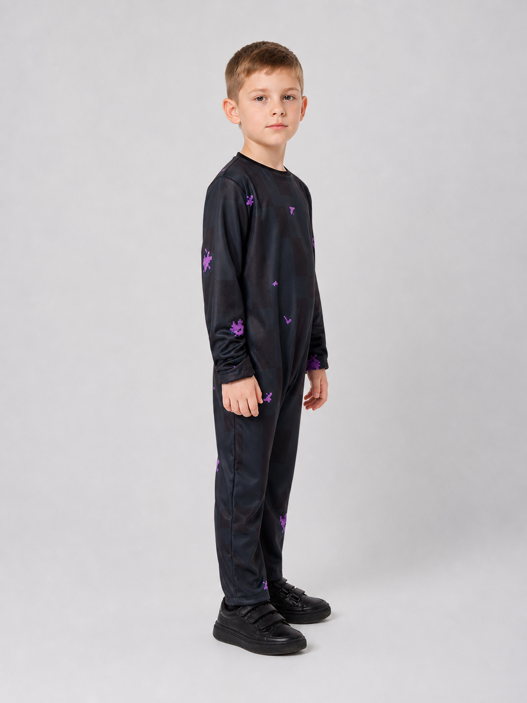 Minecraft Character Cosplay Costume, Black
