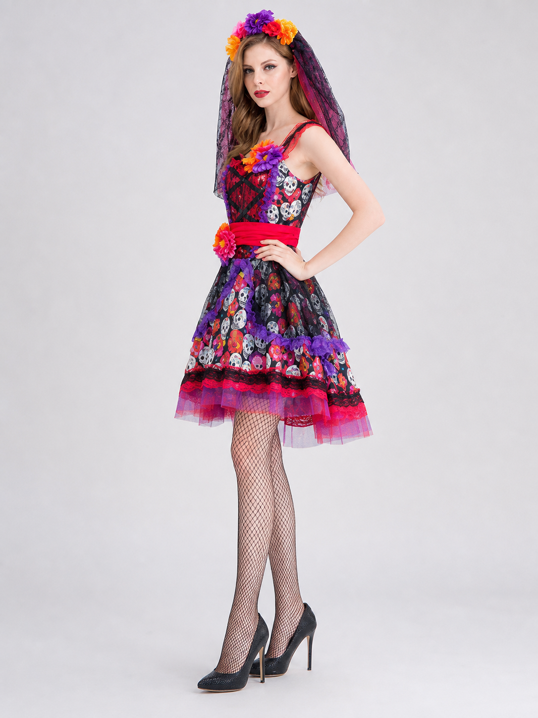Skull Halloween Costume Dress