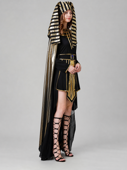 Egyptian Costume with Headdress and Cape
