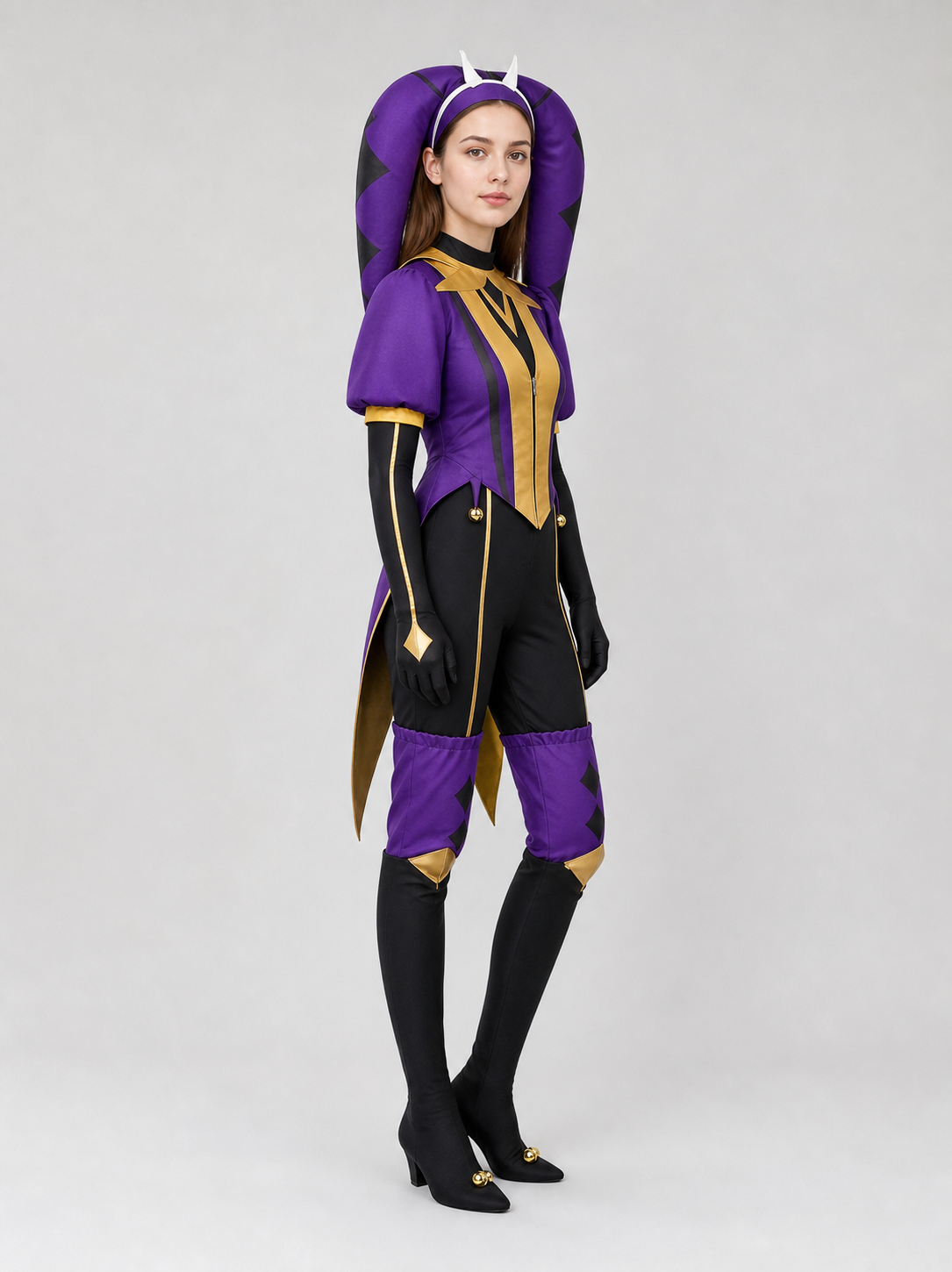 Theatrical Jester-Style Clown Costume
