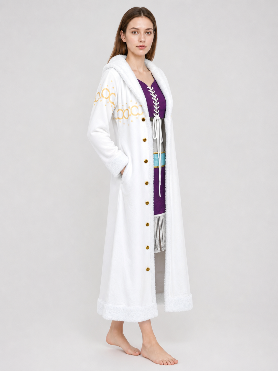 White long coat for Star Wars cosplay
