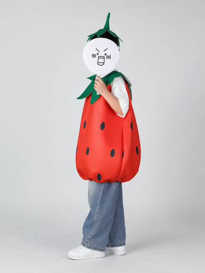 Adult Strawberry Costume with Mask