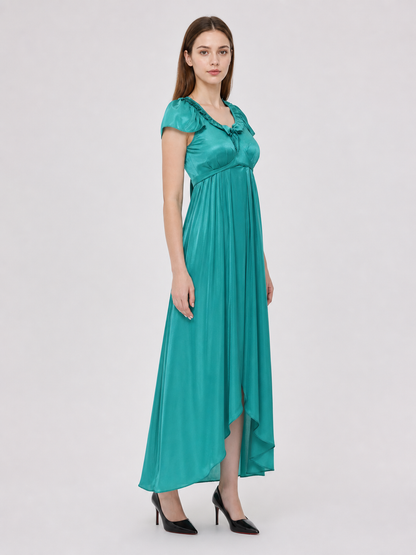 Statue of Liberty Costume Dress with Bows side view