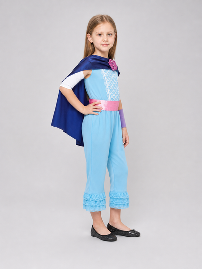 Bo Peep Costume: Jumpsuit and Cape
