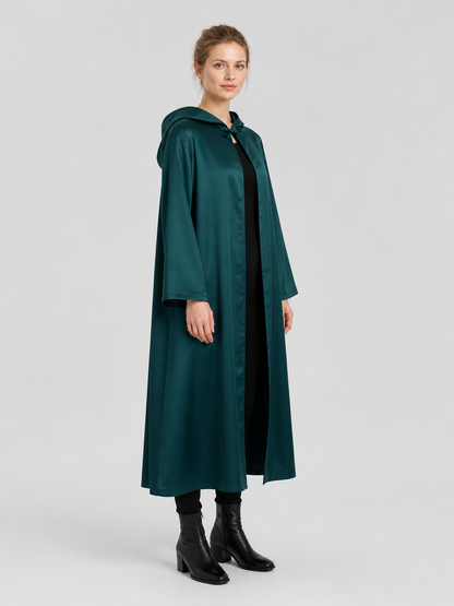 Star Wars Hooded Cloak for Cosplay, Green side view