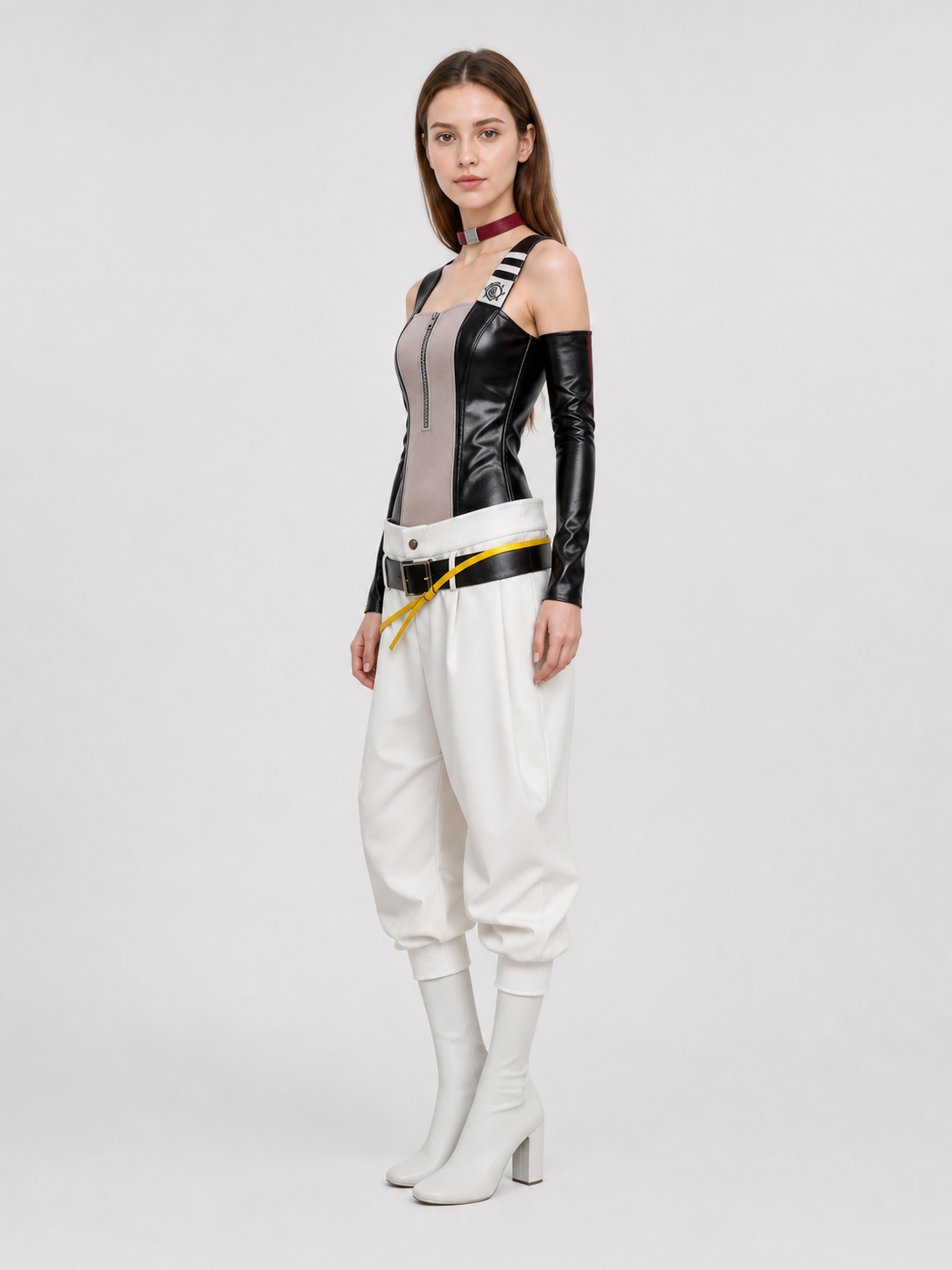 Semyu Grierkos Cosplay Costume with Belt and Arm Warmers
