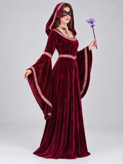 Red Hooded Witch Costume