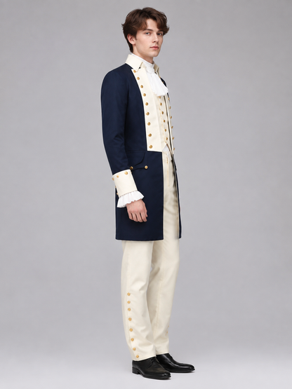 “European Prince” Embroidered Cosplay Costume side view