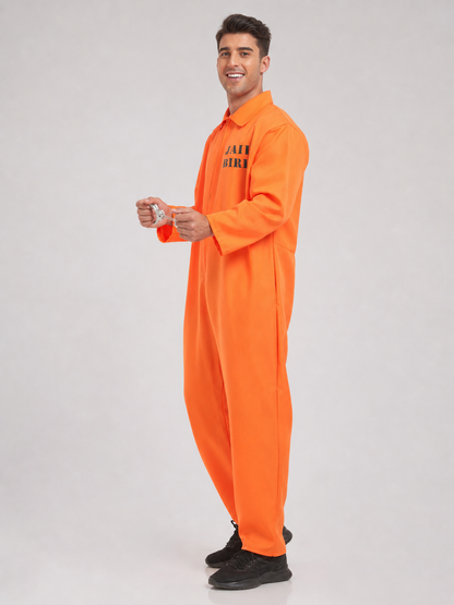 Orange Jumpsuit for Cosplay and Themed Parties