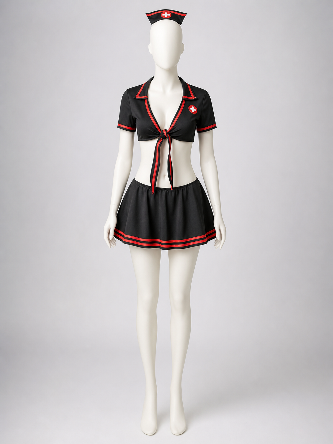 Two-Piece Cosplay Costume with Cap