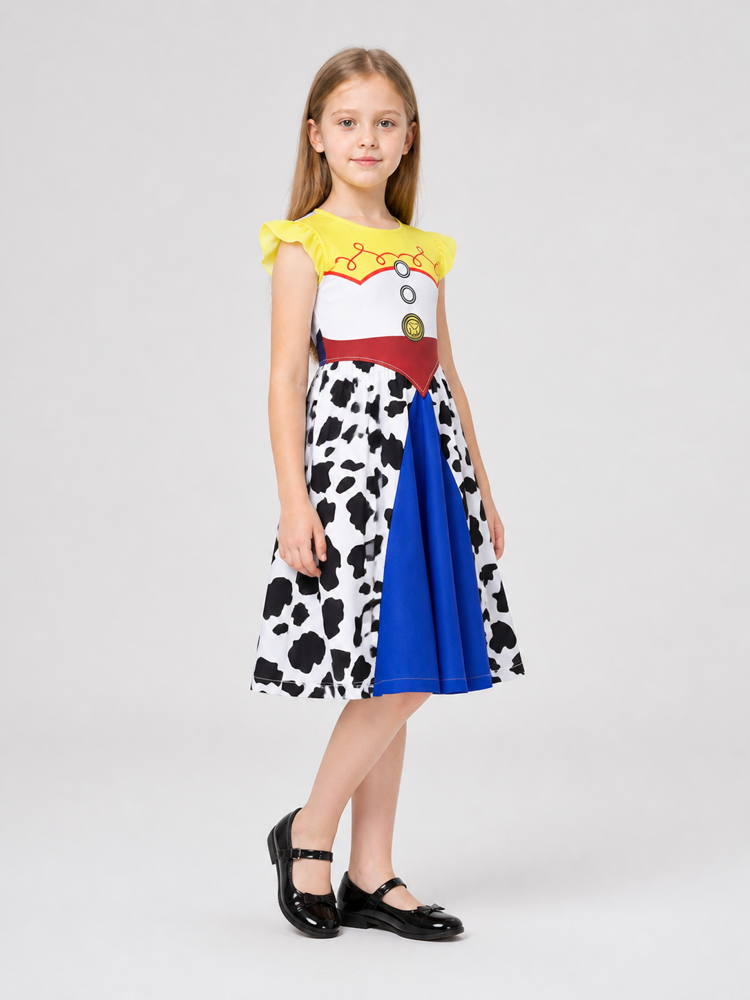 Jessie Costume from Toy Story: Top and Skirt side view