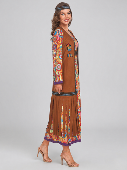 Retro 1970s-Style Fringe Stage Costume