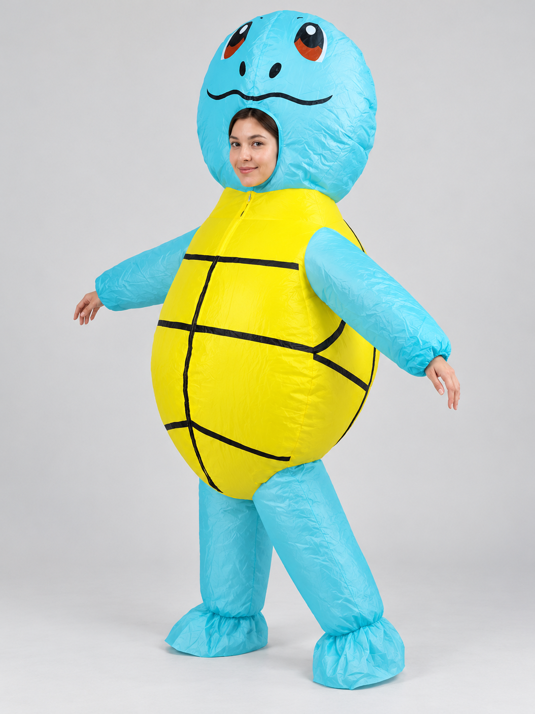 Cartoon Turtle Fabric Inflatable Costume, Yellow