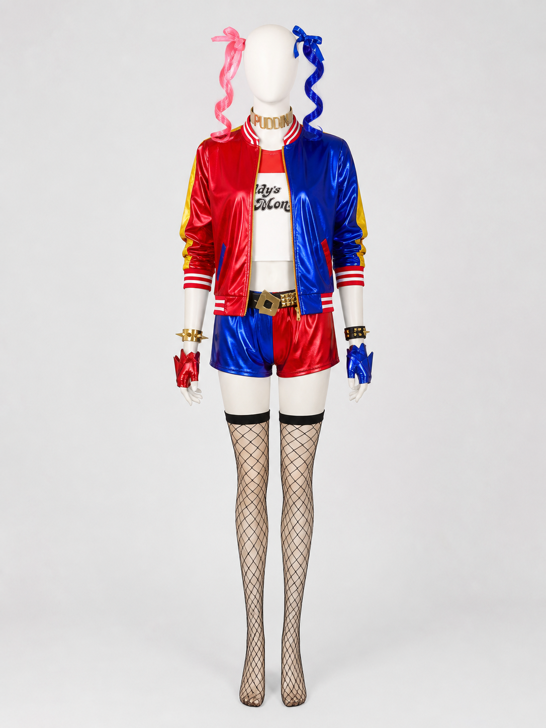 Harley Quinn Costume, Cosplay Set side view