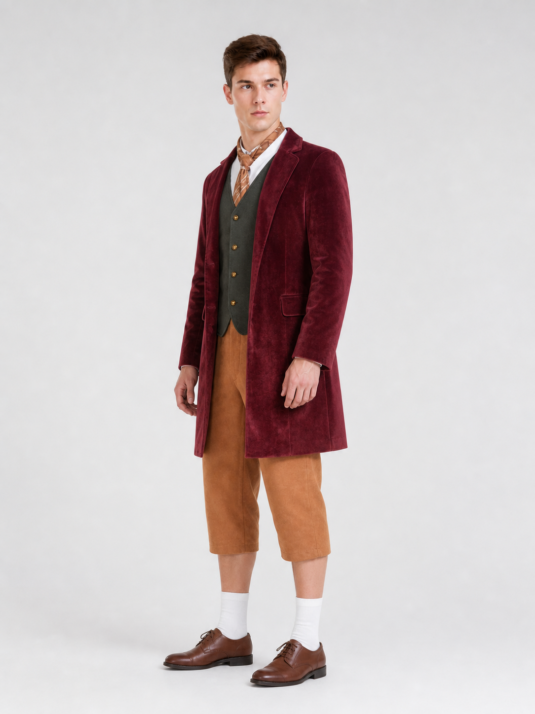 Bilbo Baggins Cosplay Costume, Five-Piece Set