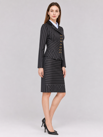 Elphaba Cosplay Costume: Jacket, Skirt, and Shirt