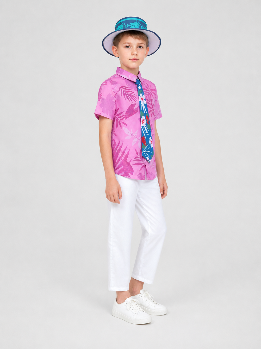 Nika Children's Performance Costume, 4 Pieces side view