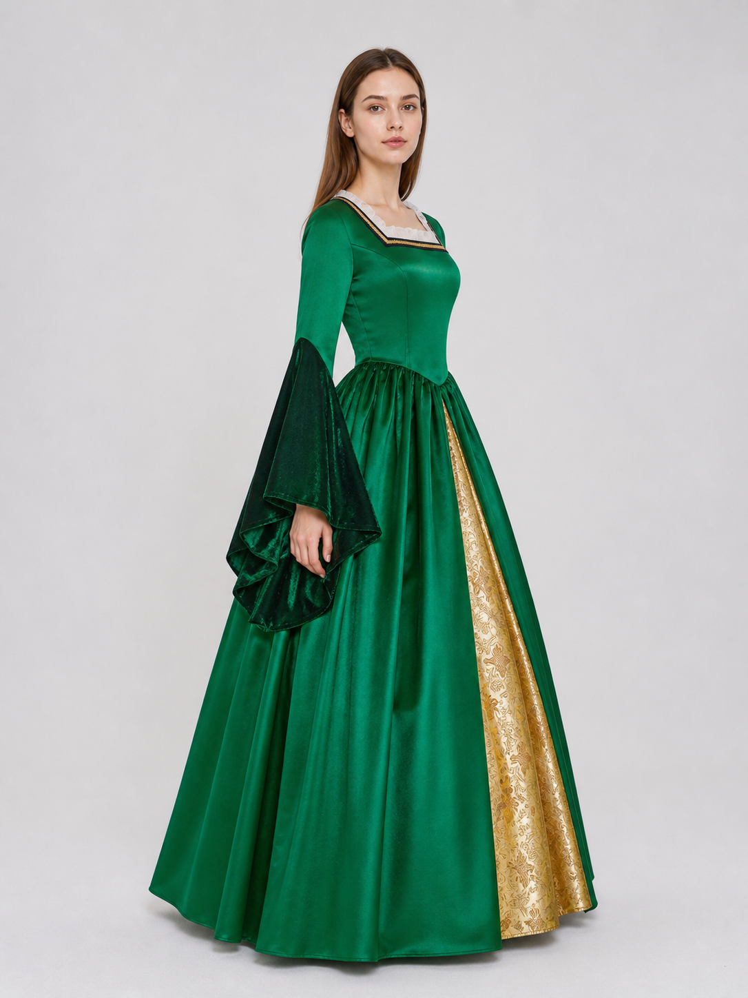 Full-Skirted Tudor-Style Cosplay Dress
