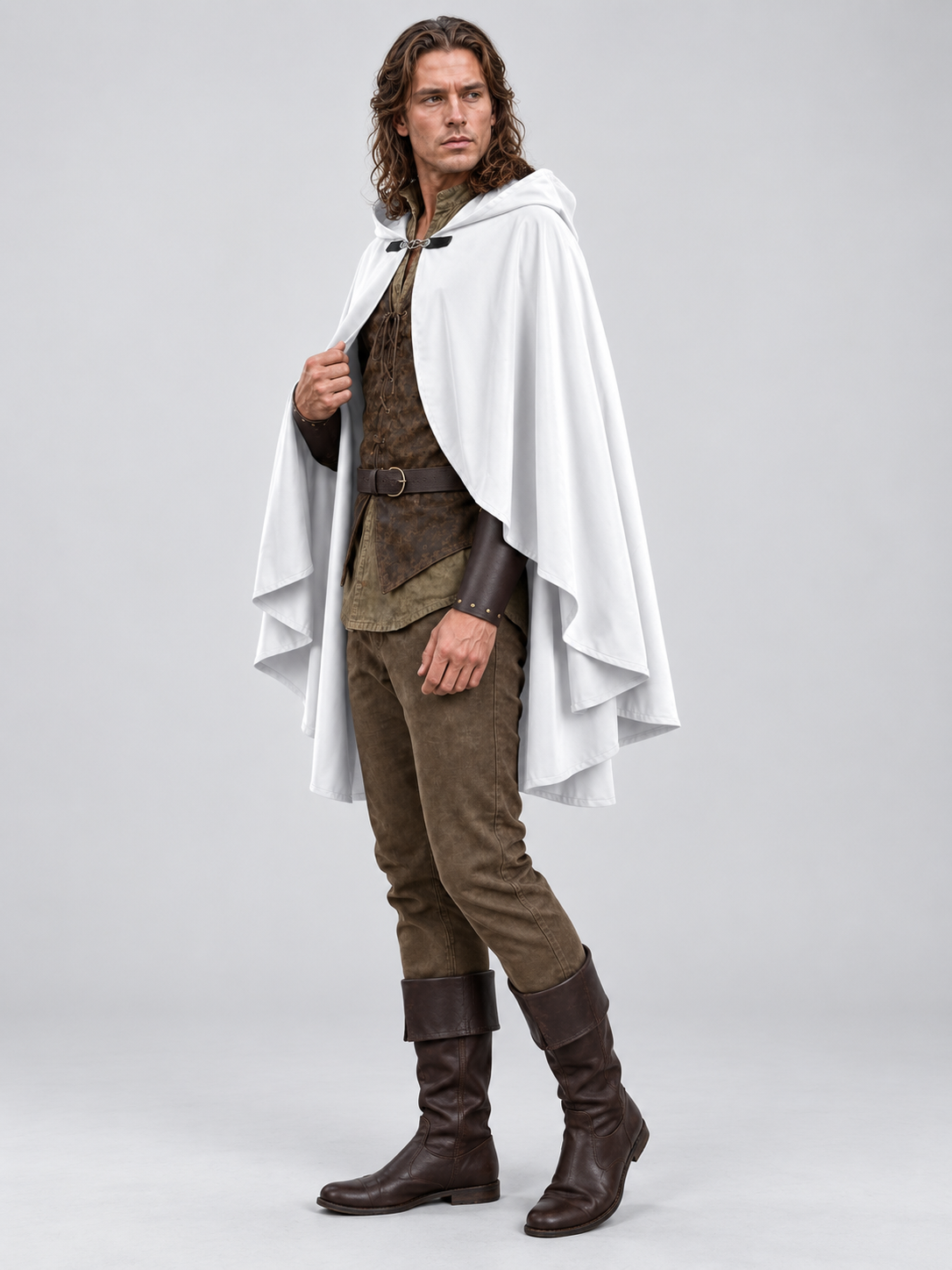 Product: sleeveless velvet cape