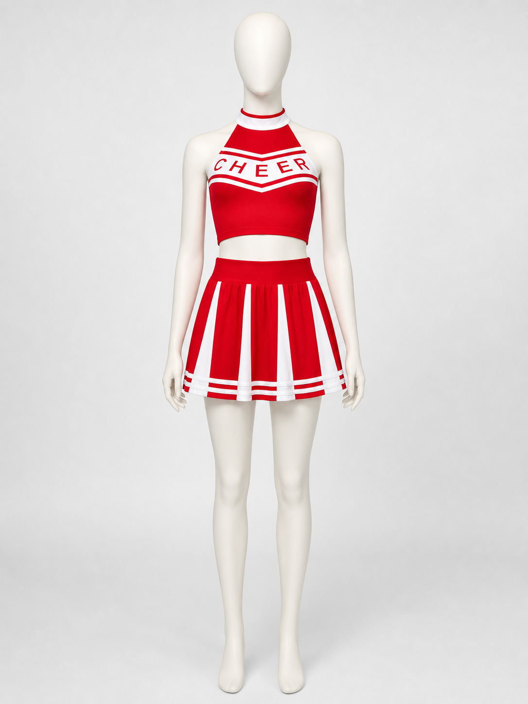Two-Piece Performance Costume with “Cheer” Lettering