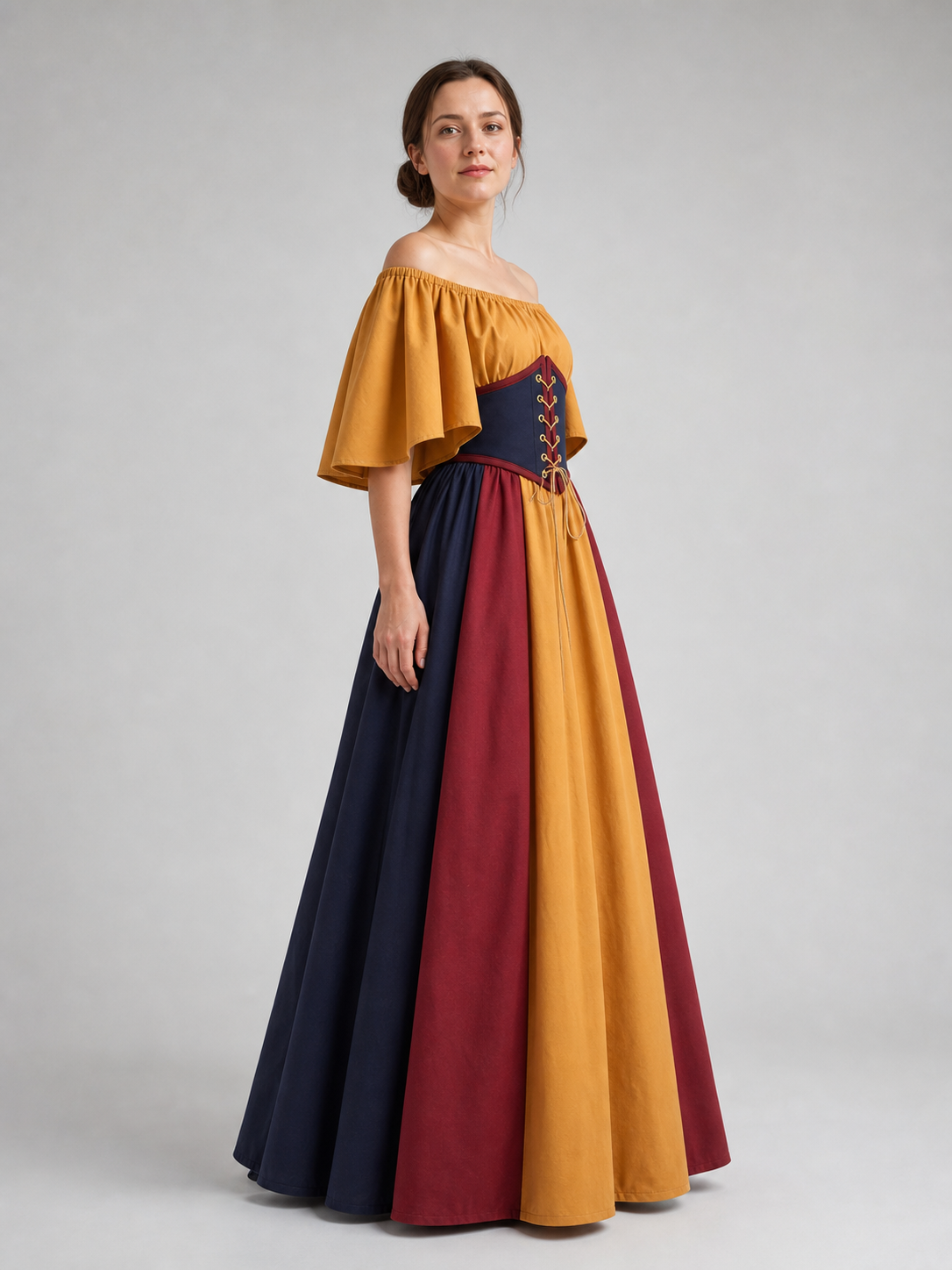 Masquerade medieval-style cosplay dress