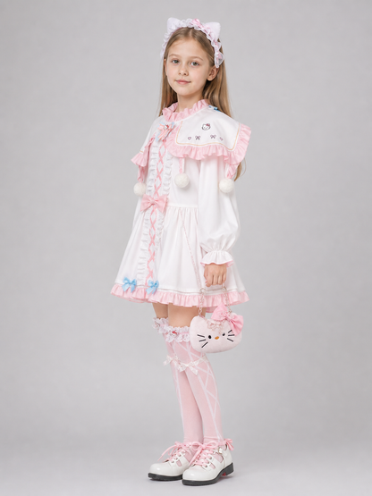 Emma Woods Hello Kitty Cosplay Costume with Accessories