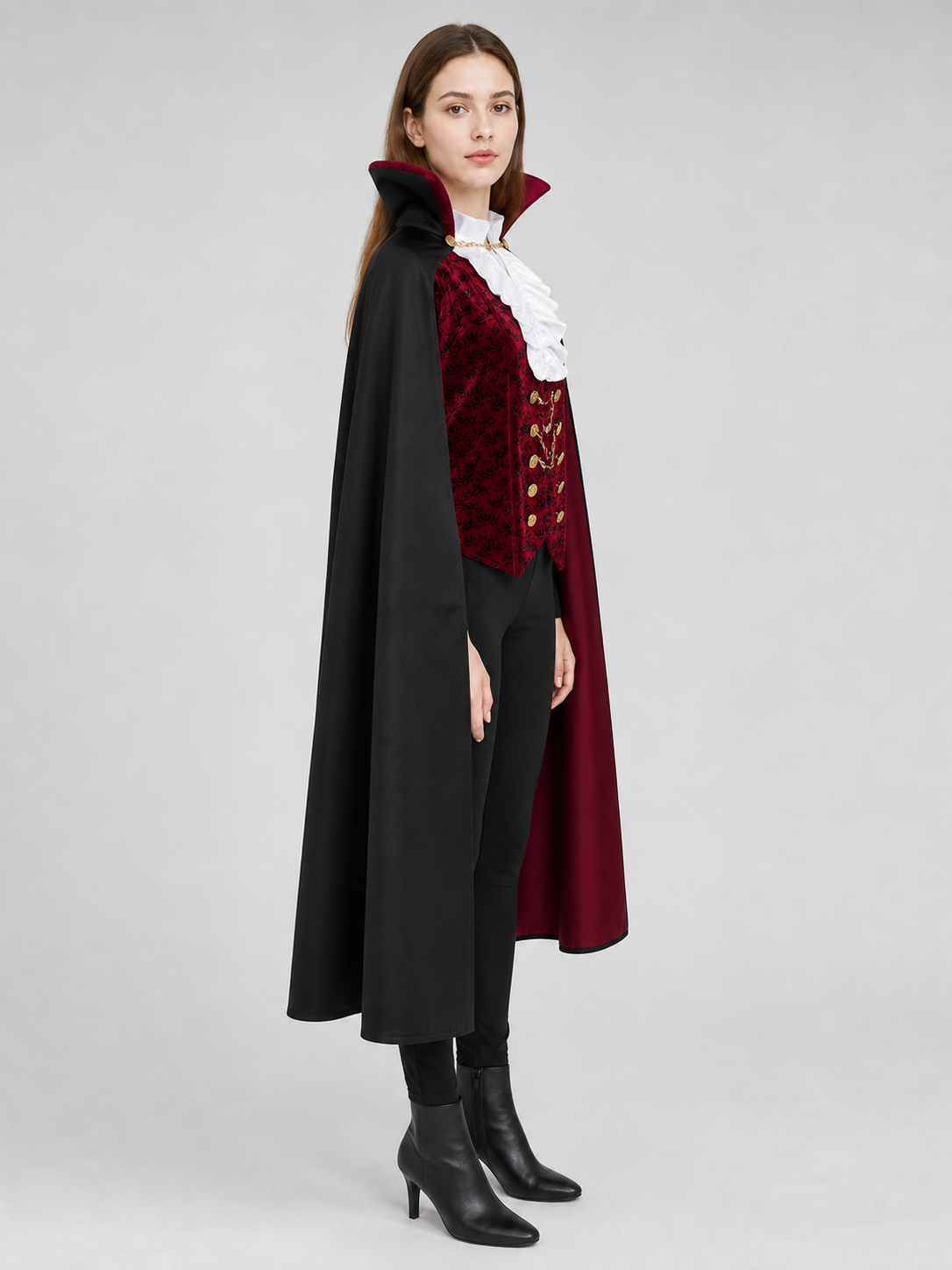 Count Costume: Victorian-Style Coat and Vest with Jabot