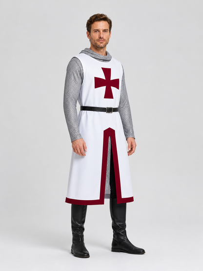 Medieval Crusader Costume for Cosplay side view