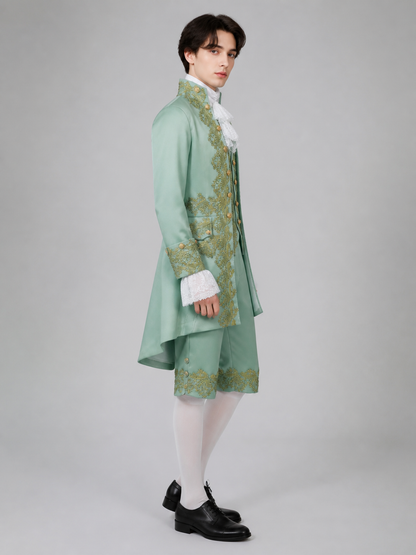 Light Green Prince-Style Cosplay Costume side view