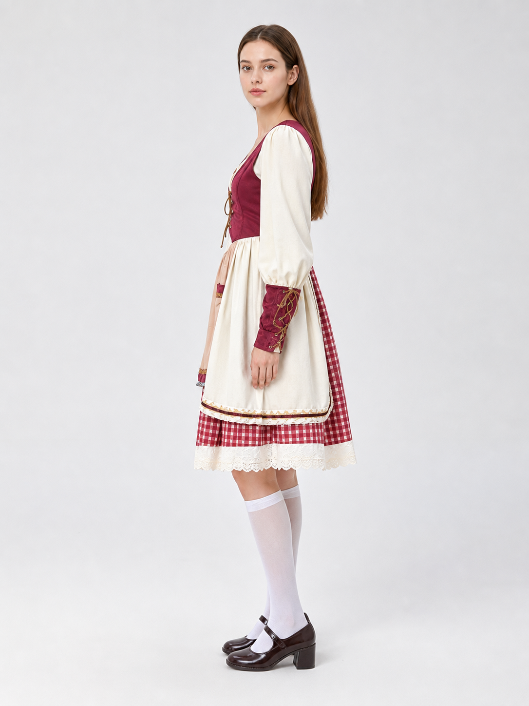 French Fairy Tale Costume Dress with Apron