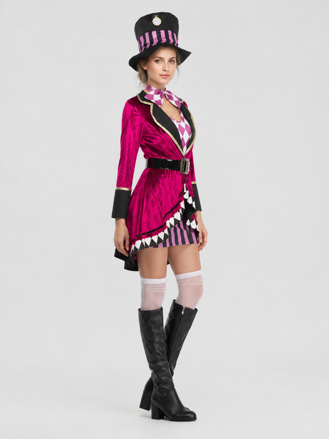 Adult Stage Magician Costume, S–XXL, Carnival side view
