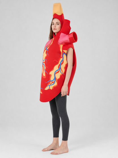 Bright Heart Costume for Parties and Performances