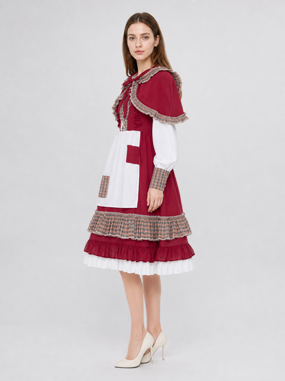 Little Red Riding Hood Hooded Cosplay Costume