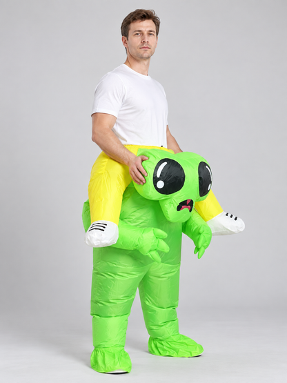 Inflatable Alien Costume with Big Eyes