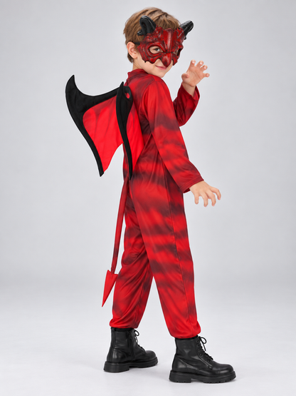 Kids' Devil Costume: Mask, Wings, Tail