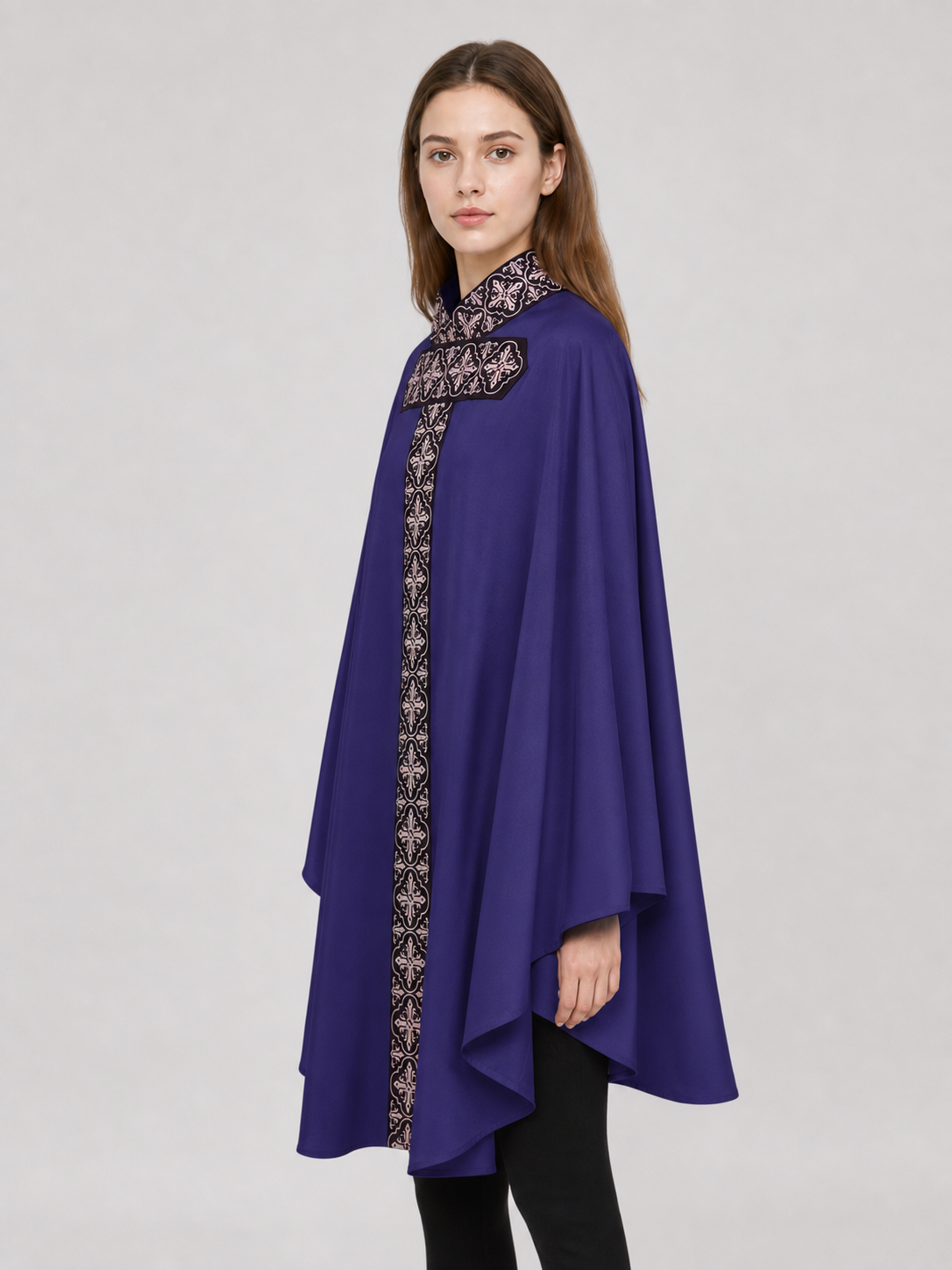 Cosplay Robe with Geometric Pattern