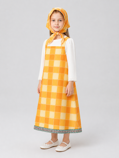 Little Red Riding Hood Costume: Dress with Cape