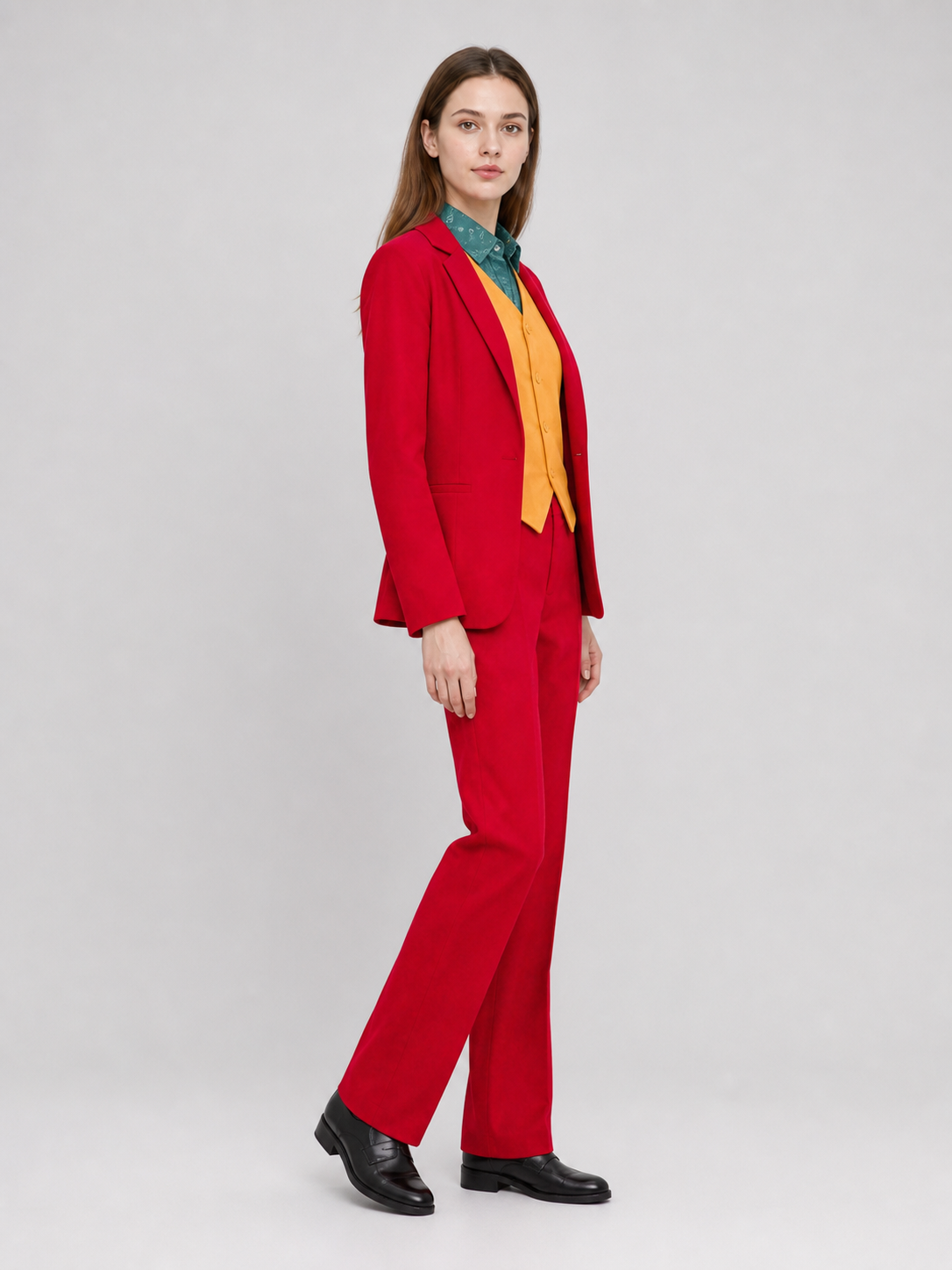 Clown Cosplay Costume: Red Set