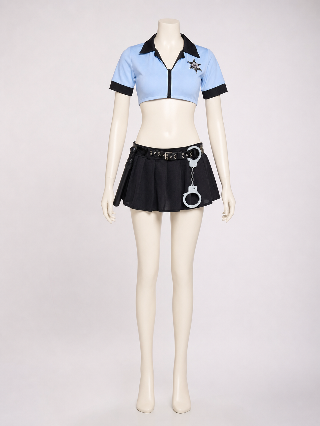 Police Costume for Cosplay, Uniform with Accessories
