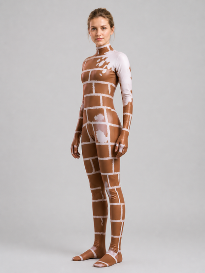 Chameleon Carnival Costume — One-Piece Jumpsuit