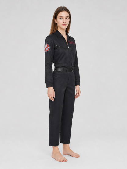 Black Ghostbusters Cosplay Jumpsuit