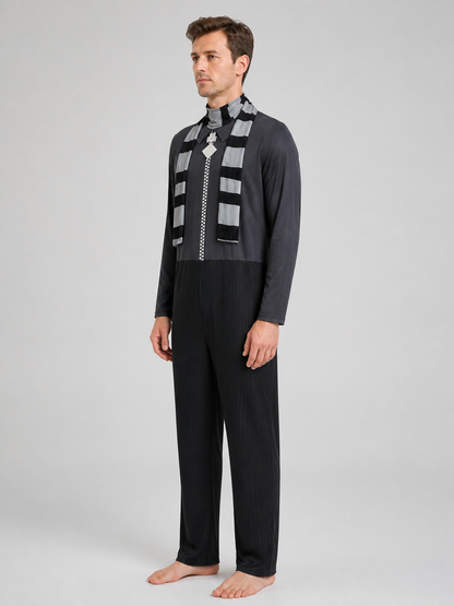 Gru from Minions Cosplay Jumpsuit Costume side view