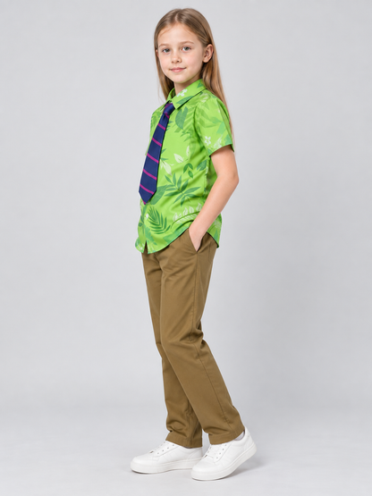 Children's Stage Costume: Shirt and Tie side view