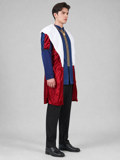 Stage costume with a crown, long tunic, and pants