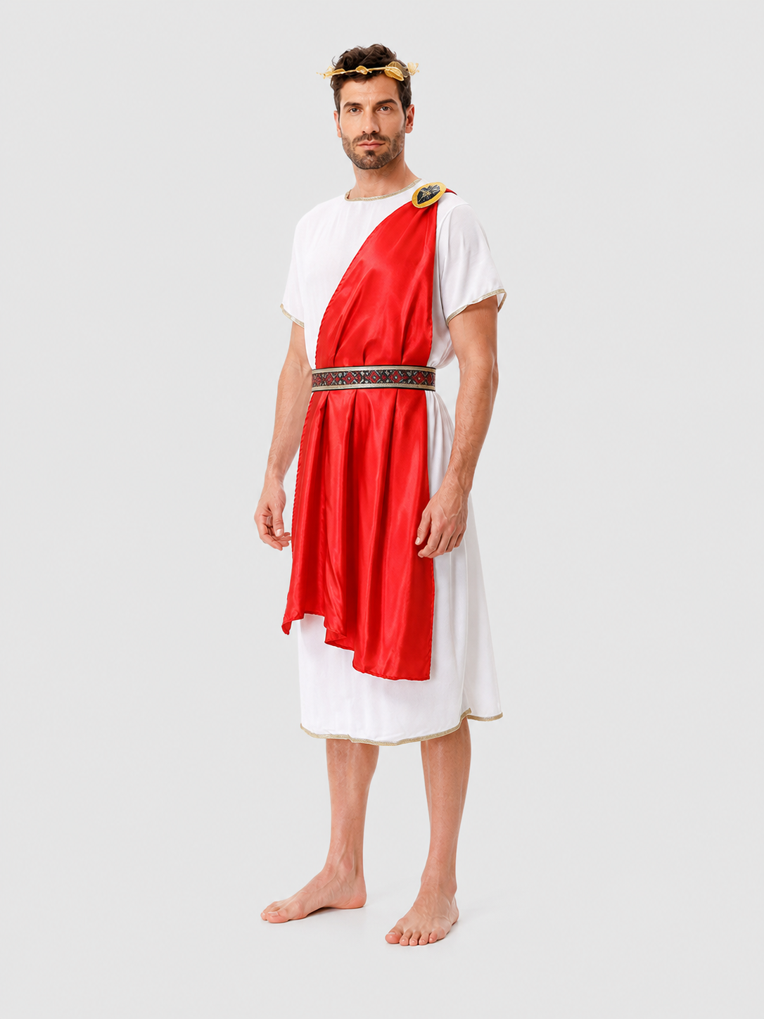 Historical Roman Costume for Halloween Cosplay side view