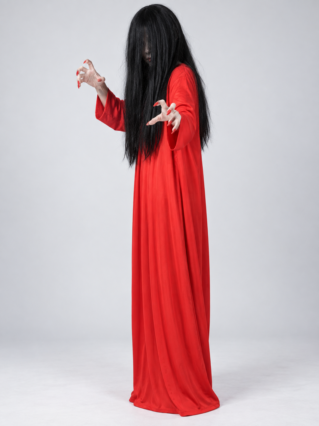 Red Long Halloween Carnival Costume