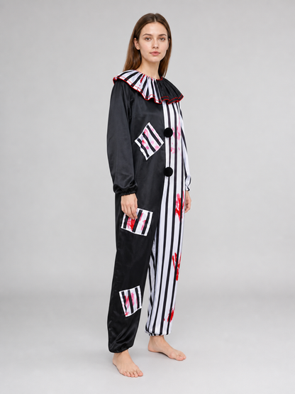 Evil Clown Carnival Costume for Halloween and Stage