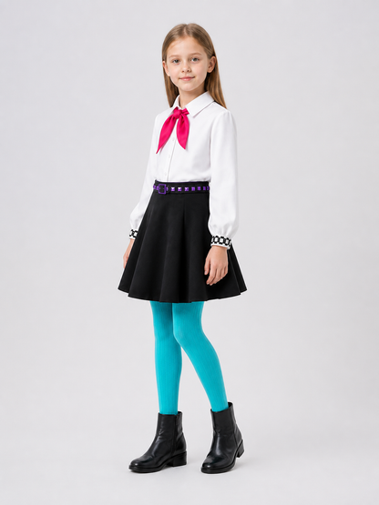 Billy Cosplay Costume, School Style, 4 Pieces side view