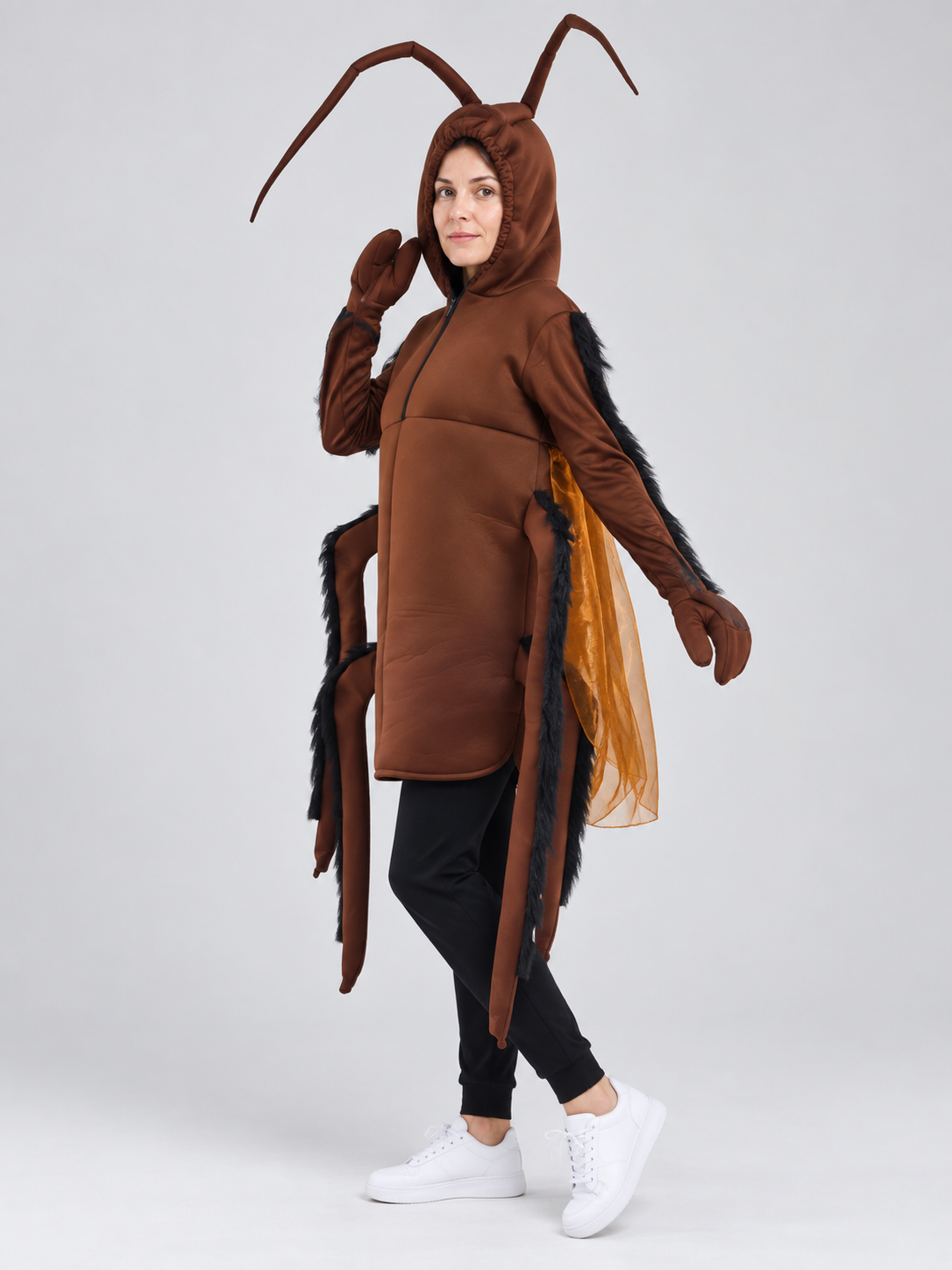 Hooded Cockroach Costume side view